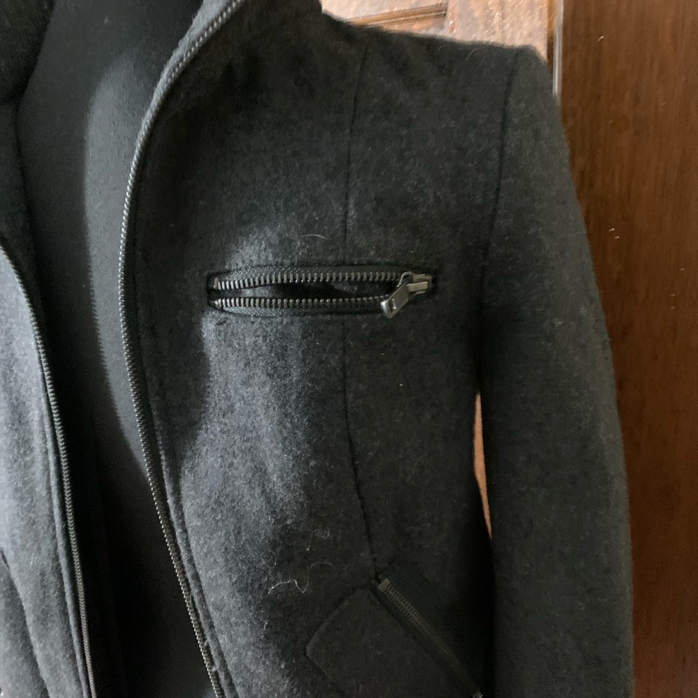 Express boy or girls wool jacket. Size XS. Gray is the color. - Picture 12 of 12